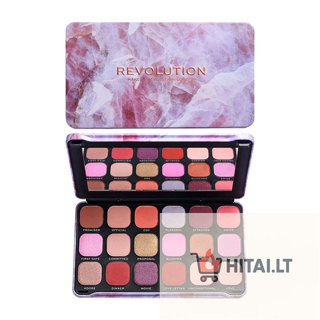 MAKE UP REVOLUTION FOREVER FLAWLESS akių šešėlių paletė 1
